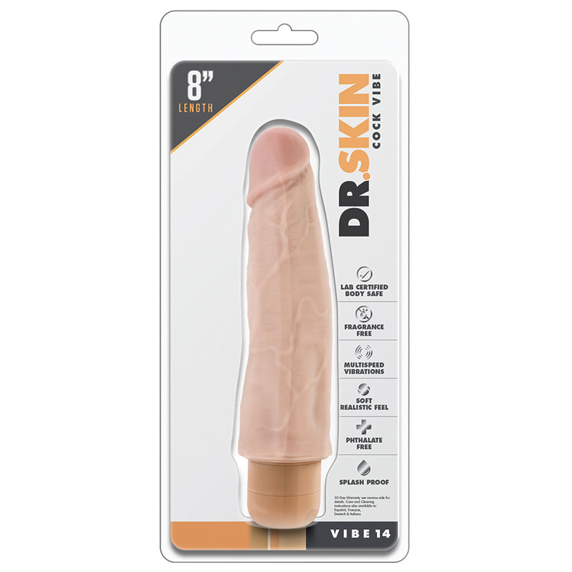 Dr. Skin - Cock Vibe 14 - Beige - UABDSM