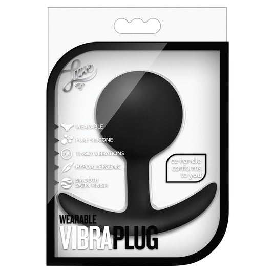 Luxe Wearable Vibra Plug - Black - UABDSM