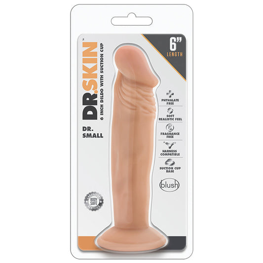 Dr. Skin - Dr. Small - 6 Inch Dildo - Vanilla - UABDSM