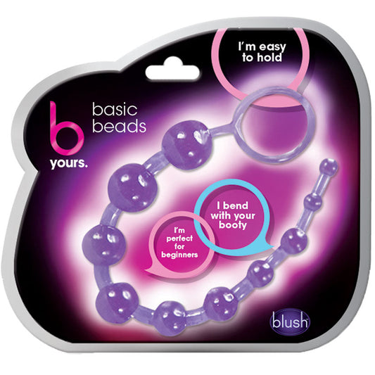 Sassy 10 Anal Beads - Purple - UABDSM