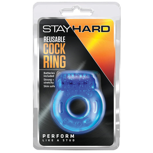 Stay Hard Reusable Cock Ring - Blue - UABDSM