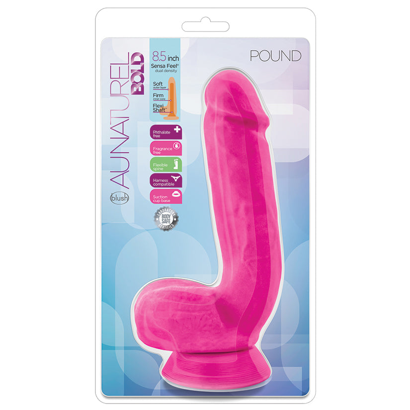 Au Naturel Bold Pound Dildo-Pink 8.5 - UABDSM