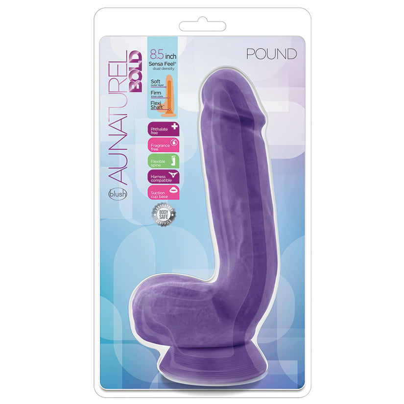 Au Naturel Bold Pound Dildo-Purple 8.5 - UABDSM