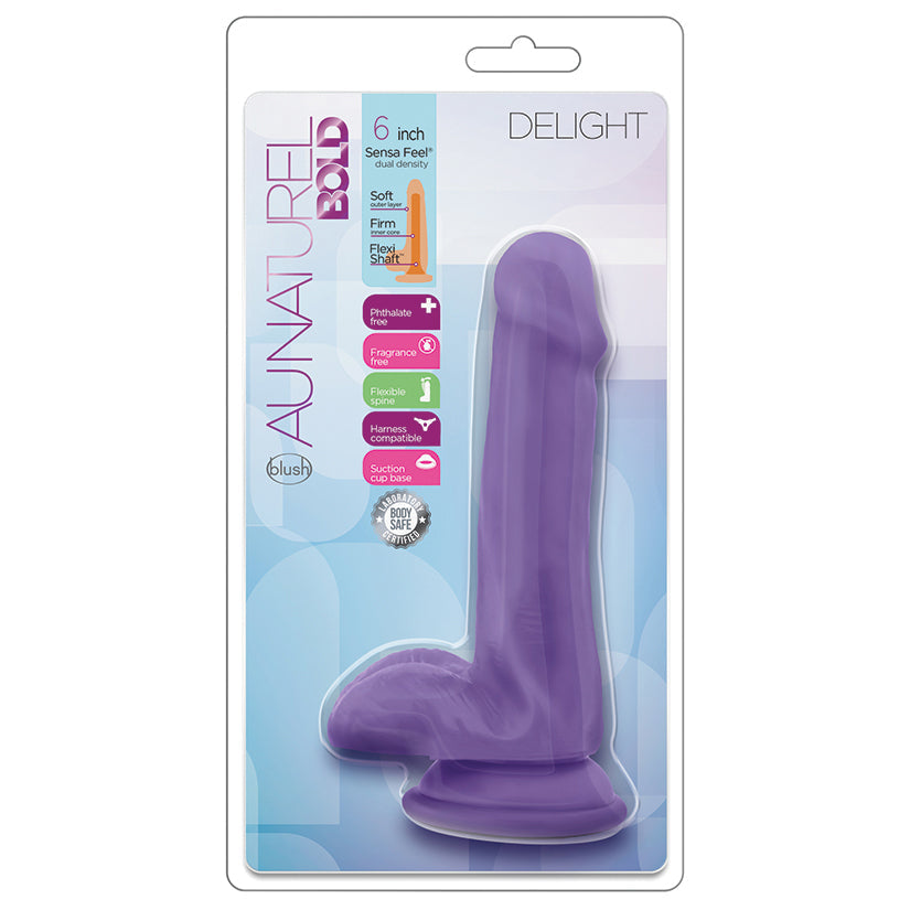 Au Naturel Bold Delight Dildo-Purple 6 - UABDSM