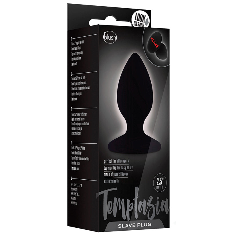 Temptasia Slave Plug-Black - UABDSM