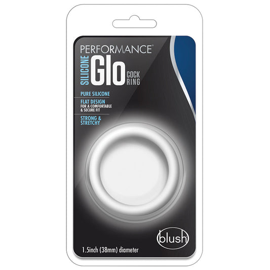 Performance - Silicone Glo Cock Ring - White  Glow - UABDSM