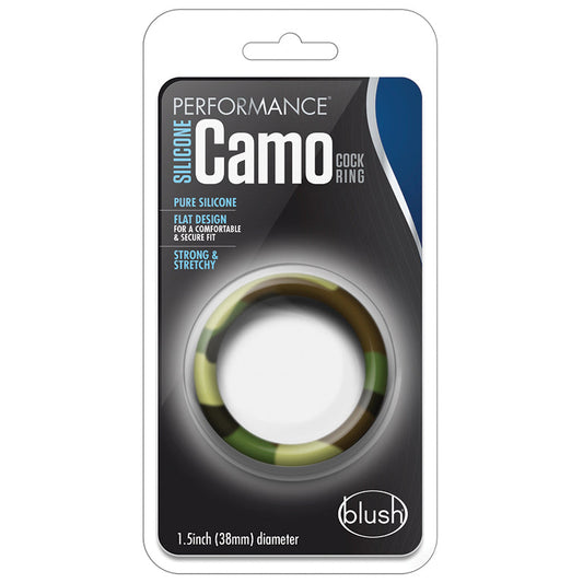 Performance - Silicone Camo Cock Ring - Green  Camoflauge - UABDSM