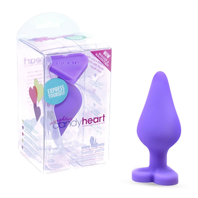 Naughtier Candy Hearts - Fuck Me - Purple - UABDSM