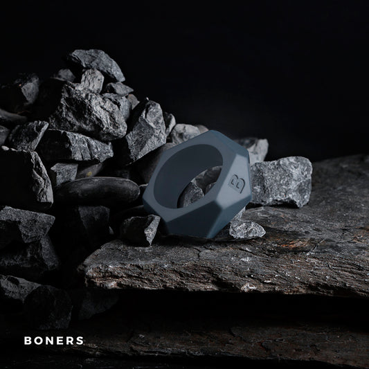 Boners Diamond Cock Ring - Grey - UABDSM