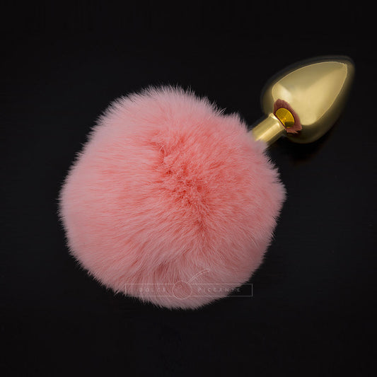 Dolce Piccante Jewellery Plug With Tail - Small Pink - UABDSM