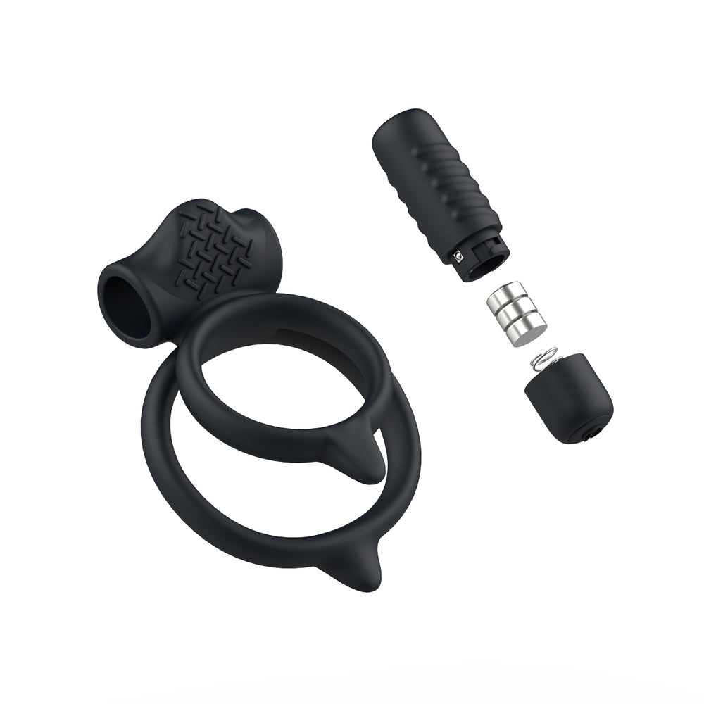 bswish Bcharmed Basic Plus Massaging Dual Cock Ring - UABDSM