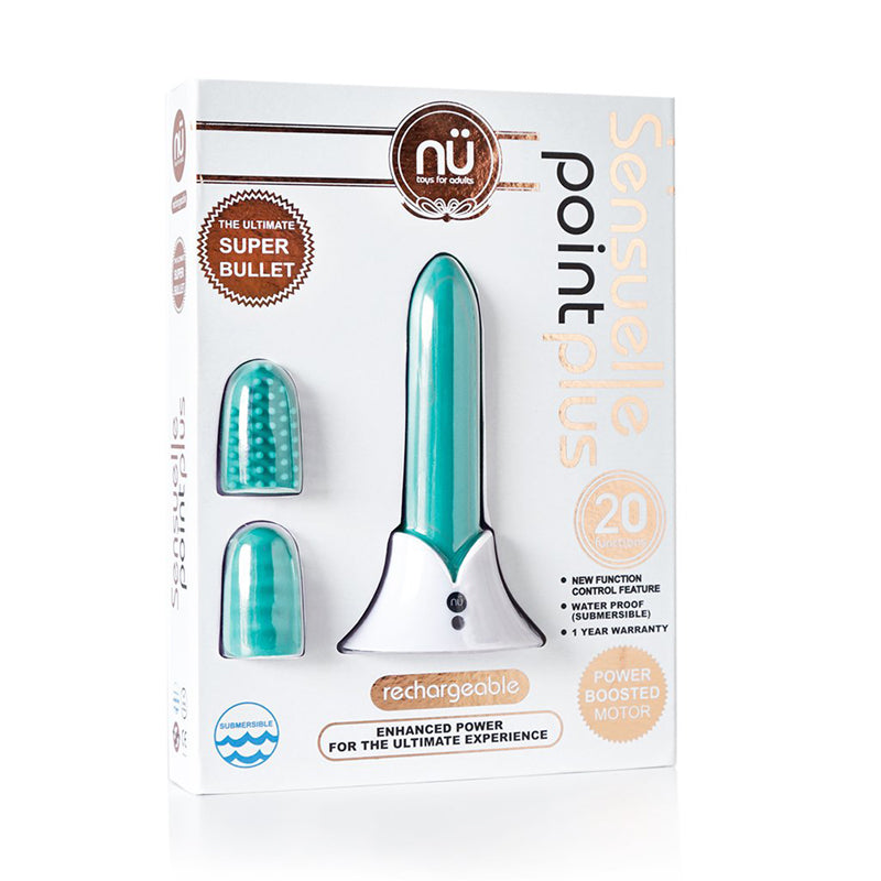 Point Plus Bullet Vibrator - Turquoise - UABDSM