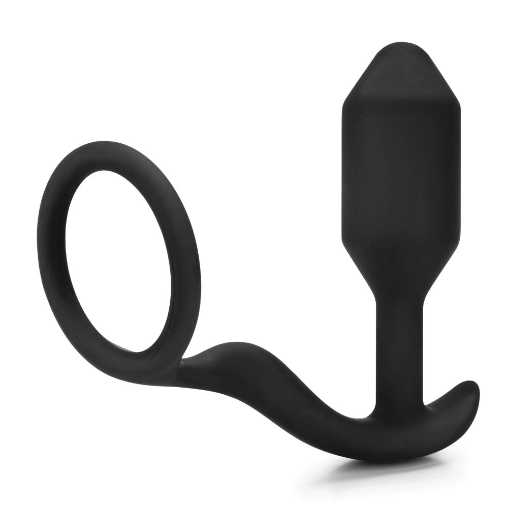 b-Vibe Snug And Tug Anal Plug And Cock Ring - UABDSM
