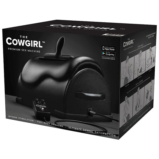 The Cowgirl Premium Riding Sex Machine-Black - UABDSM