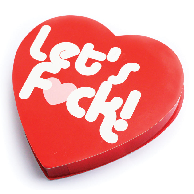 Lets Fuck Heart Shaped Candy Box - UABDSM