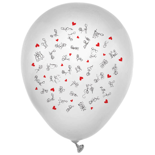 Dirty Balloons-Position Stick Figure 11 (8 Pack) - UABDSM