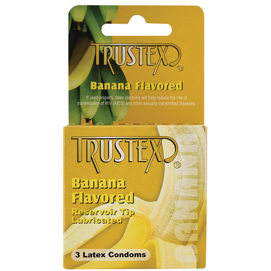 Trustex Flavored Condom-Banana (3 Pack) - UABDSM