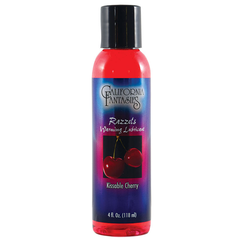 Razzels Warming Lube-Kissable Cherry 4oz - UABDSM