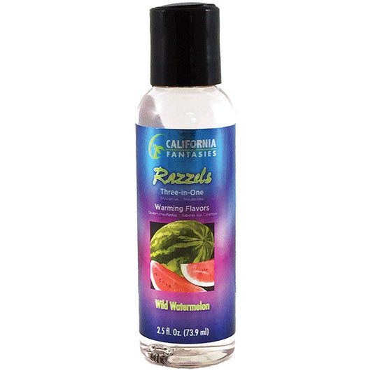Razzels Warming Lubricant - Wild Watermelon - 2 Oz. Bottle - UABDSM