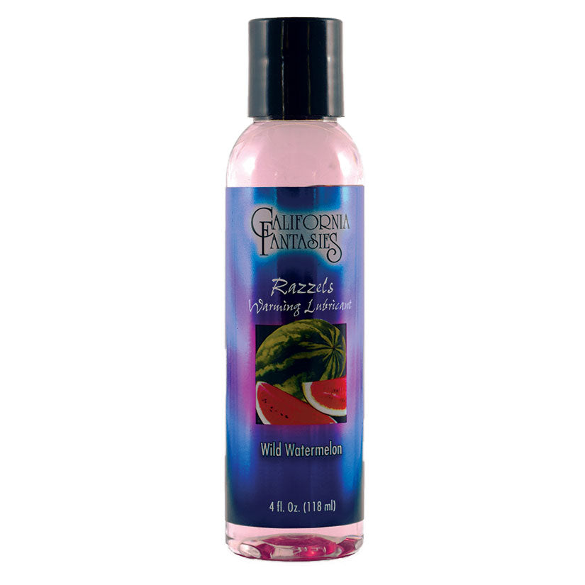 Razzels Warming Lubricant - Wild Watermelon - 4 Oz. Bottle - UABDSM