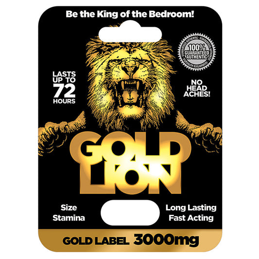 Gold Lion Single Pack Display of 24 - UABDSM