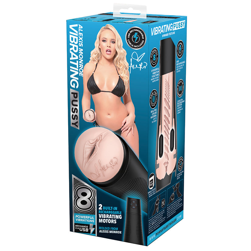 Pornstar Alexis Monroe Rechargeable Vibrating Pussy - UABDSM
