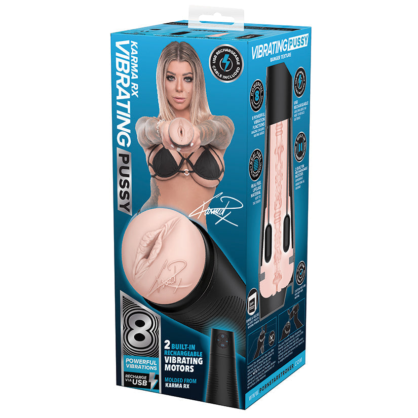 Pornstar Karma RX Rechargeable Vibrating Pussy - UABDSM
