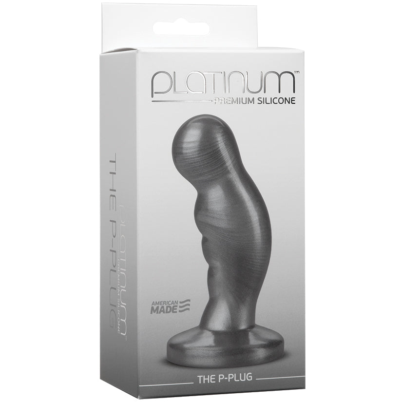 Platinum Premium Silicone - the P-Plug - Charcoal - UABDSM