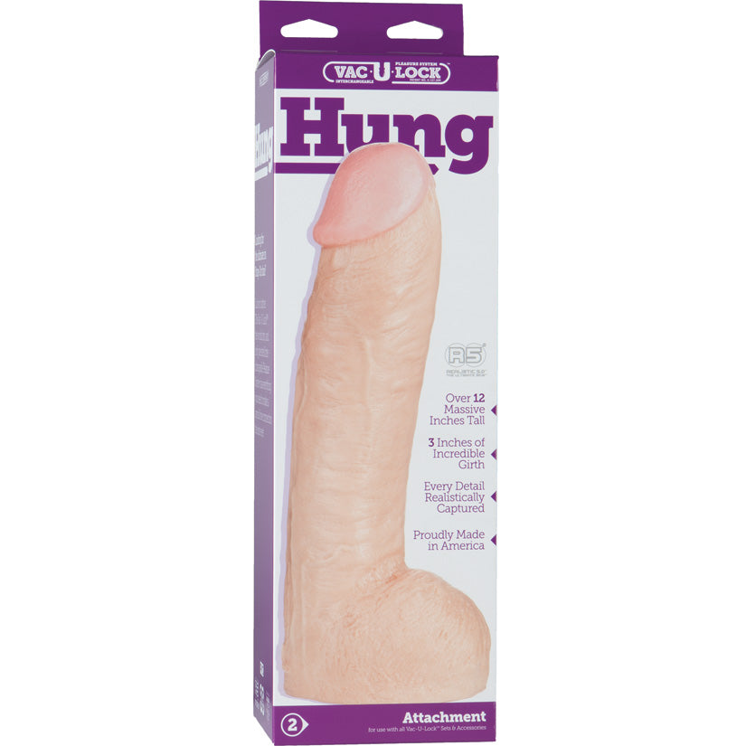 Vac-U-Lock Realistic Hung - White - UABDSM