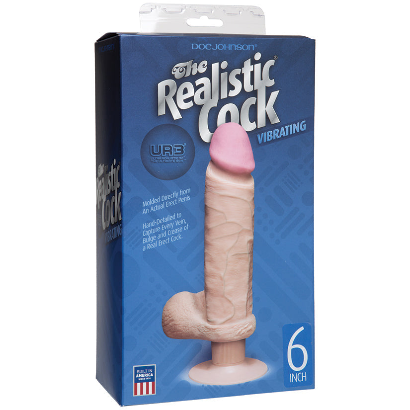 The Realistic UR3 Vibrating Cock-Vanilla 6 - UABDSM