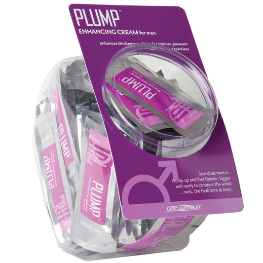 Plump Enhancing Cream for Men - 0.25 Oz Pillows - 100 Piece Fishbowl - UABDSM
