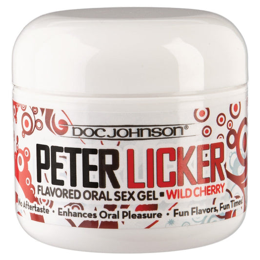 Peter Licker Oral Sex Gel-Wild Cherry 2oz (Jar) - UABDSM