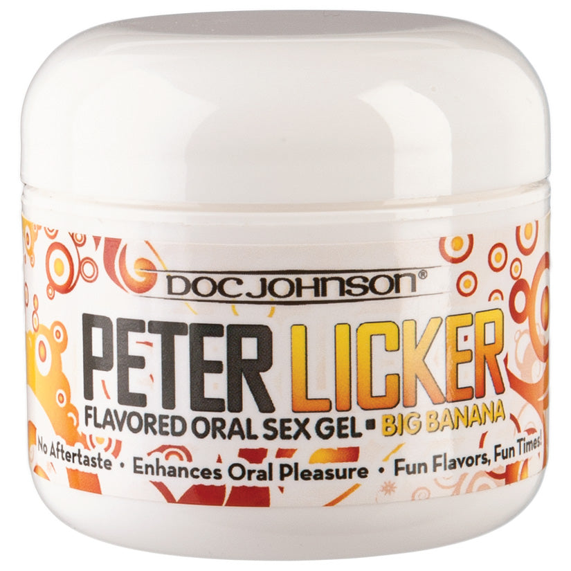 Peter Licker Oral Sex Gel-Big Banana 2oz (Jar) - UABDSM