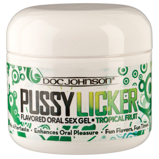 Pussy Licker Oral Sex Gel-Tropical Fruit 2oz (Jar) - UABDSM
