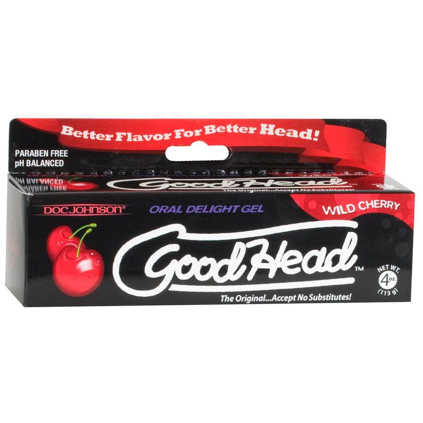 Good Head Oral Delight Gel 4 Oz - Cherry - UABDSM