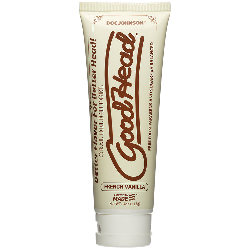 Goodhead - Oral Delight Gel - 4 Oz Tube - French  Vanilla - UABDSM