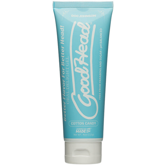 Goodhead - Oral Delight Gel - 4 Oz Tube - Cotton  Candy - UABDSM