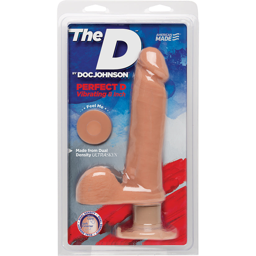 The D - Perfect D Vibrating 8 - Vanilla - UABDSM