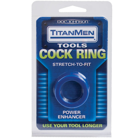 Titanmen Cock Ring - Blue - UABDSM