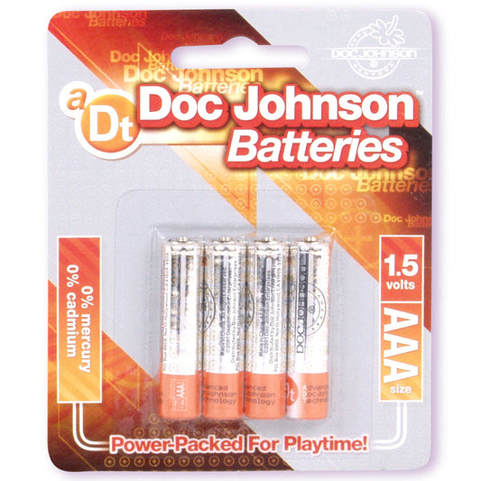 Doc Johnson Batteries - AAA - 4 Pack - UABDSM