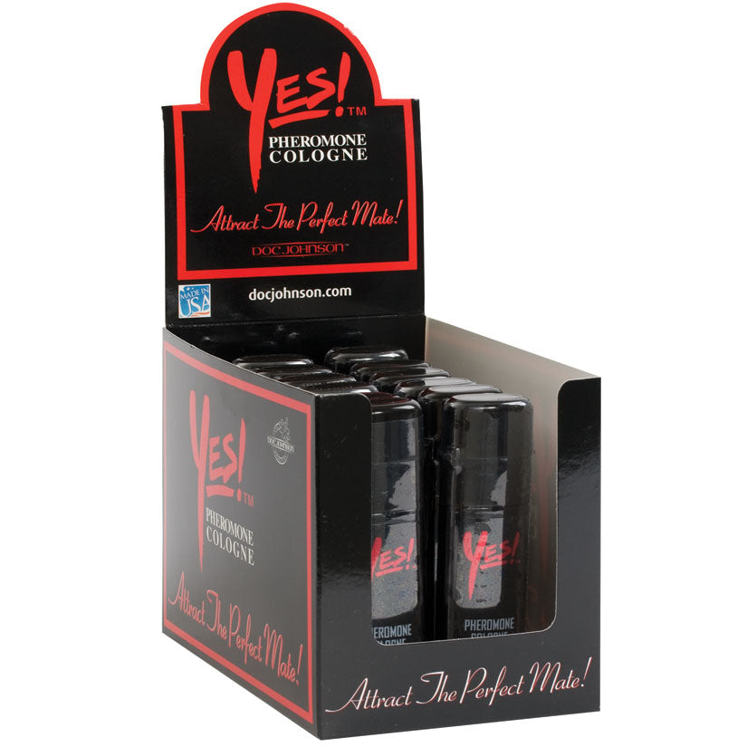 Yes Pheromone Cologne 12 Pieces Display - UABDSM