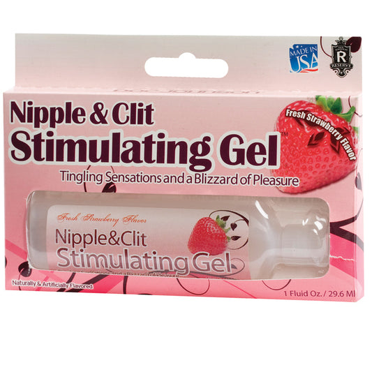 Nipple and Clit Stimulating Gel 1 Oz  - Strawberry - UABDSM