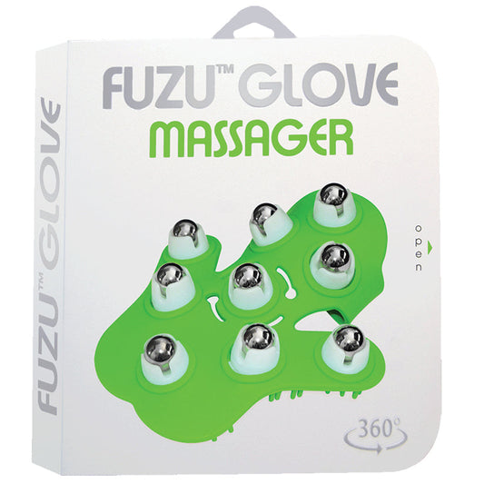Fuzu Glove Massager-Neon Green - UABDSM