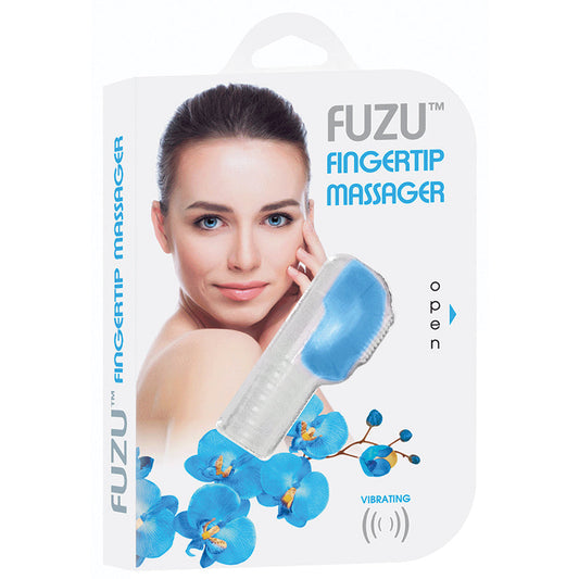 Fuzu Dual Speed Vibrating Fingertip Massager-Neon Blue - UABDSM