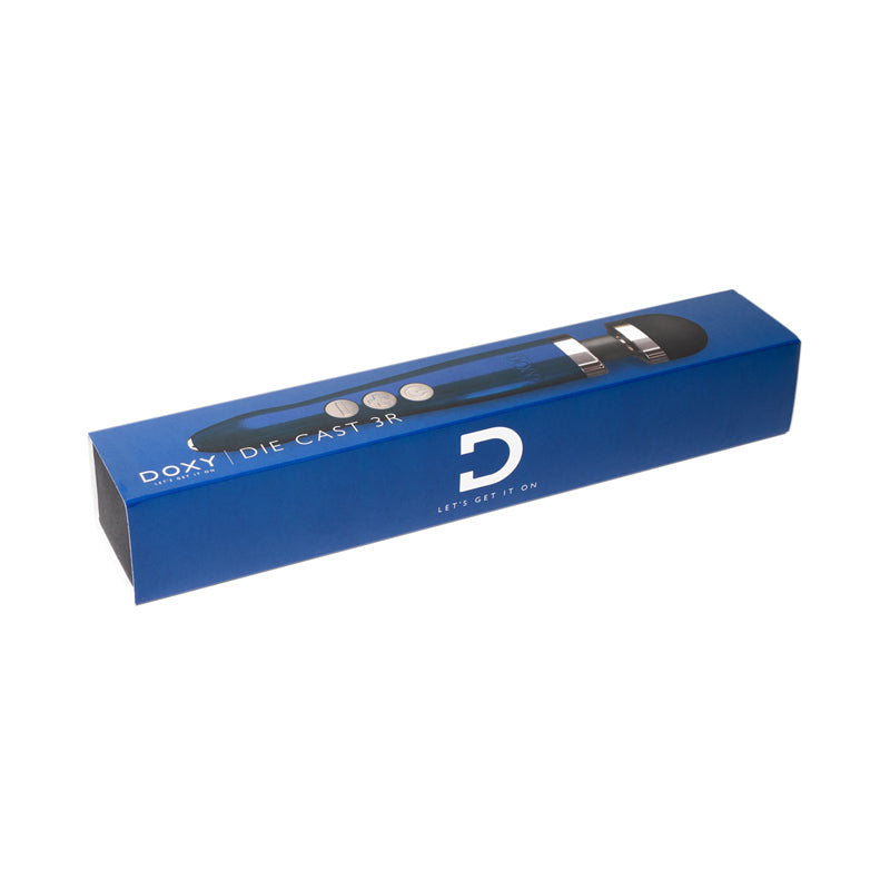 Doxy Die Cast 3R Wand Vibrator - Electric Blue - UABDSM