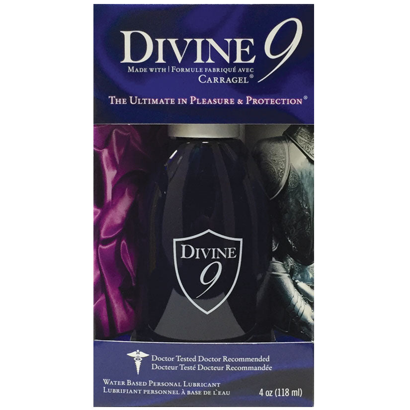 Divine 9 Water Based Lubricant 4oz - UABDSM