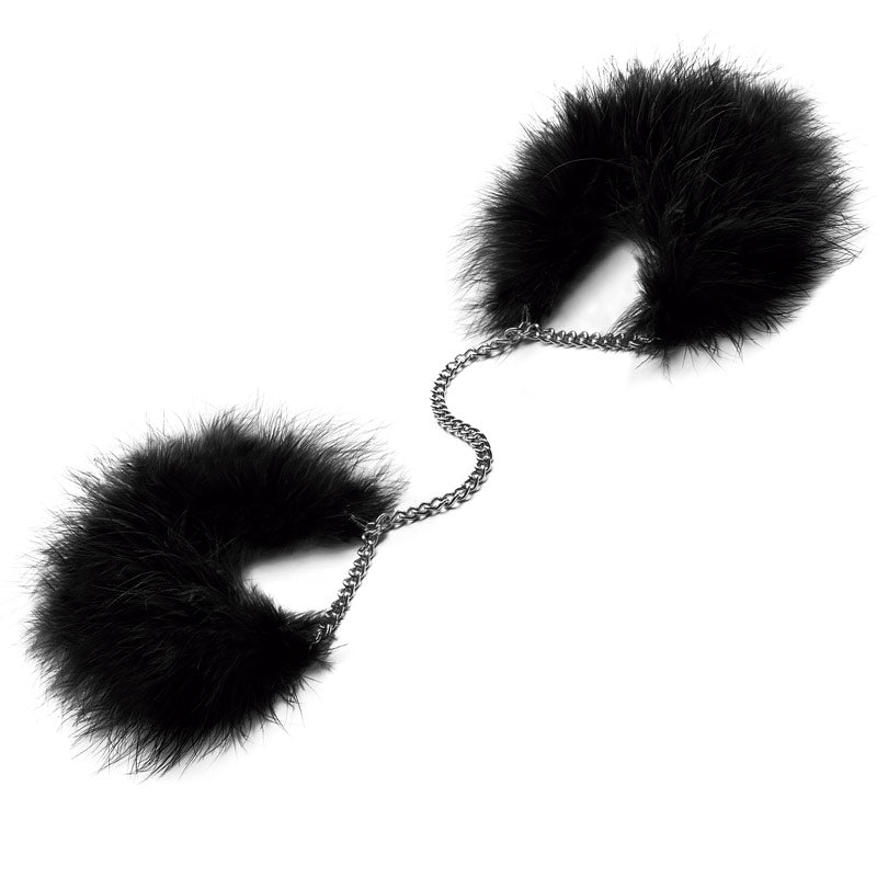 Bijoux Indiscrets Za Za Zu Maribou Feather Handcuffs - UABDSM