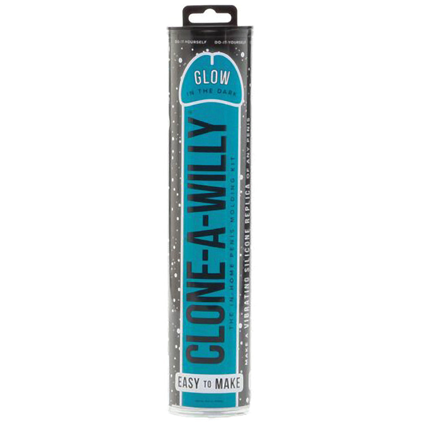 Clone-A-Willy Glow In The Dark Vibe Kit-Blue - UABDSM