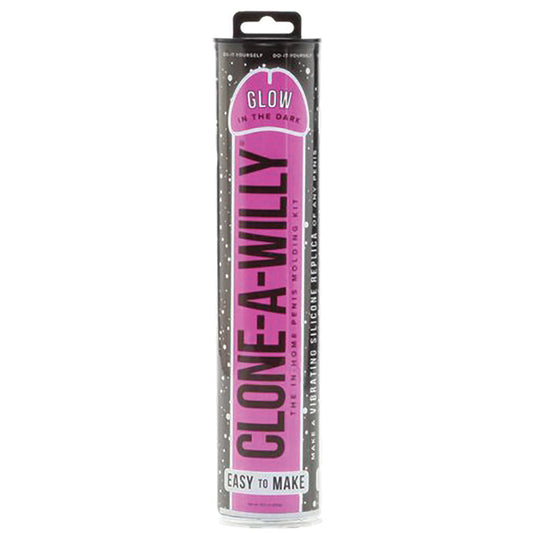 Clone-A-Willy Glow In The Dark Vibe Kit-Pink - UABDSM