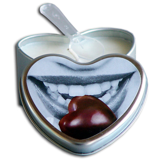 Edible Heart Cande - Chocolate - 4 Oz. - UABDSM